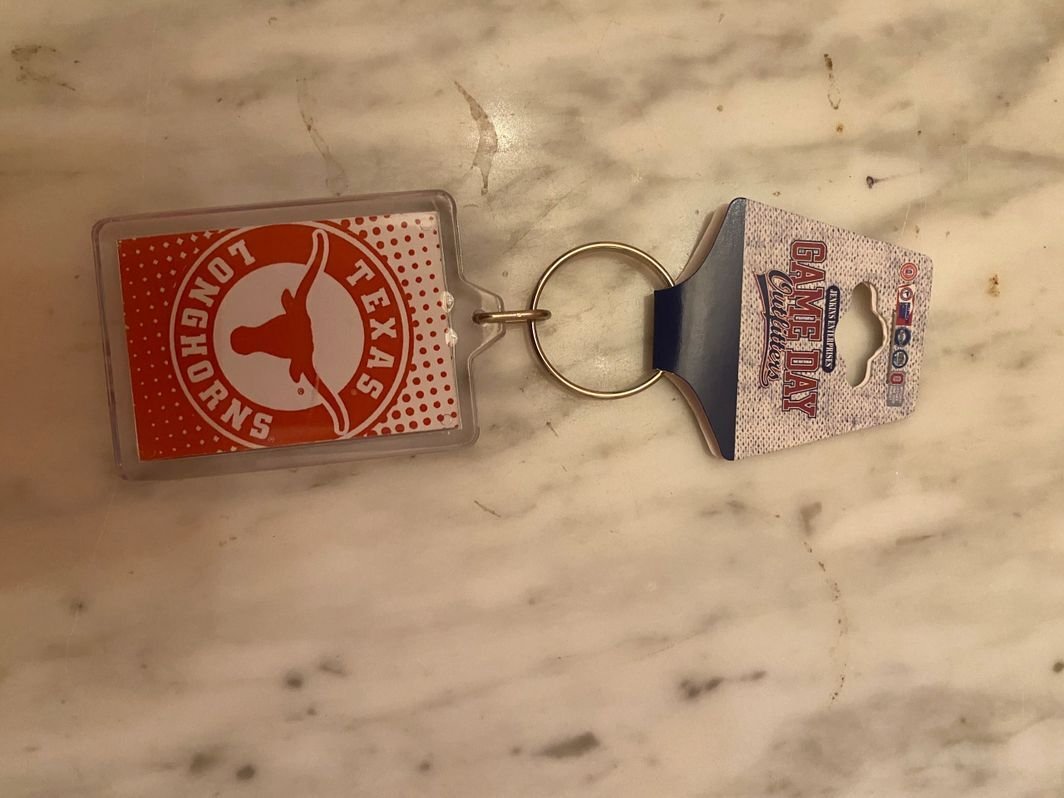 Texas Longhorns Keychain