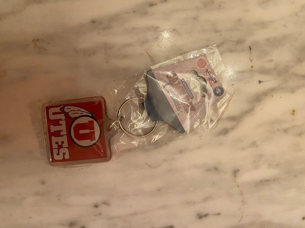 Utah Utes Keychain
