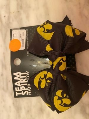 Iowa Hawkeyes Hair Bow