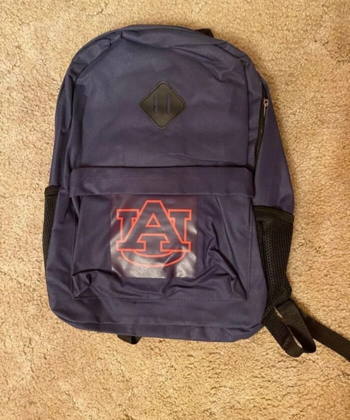 Auburn Tigers college football team logo backpack