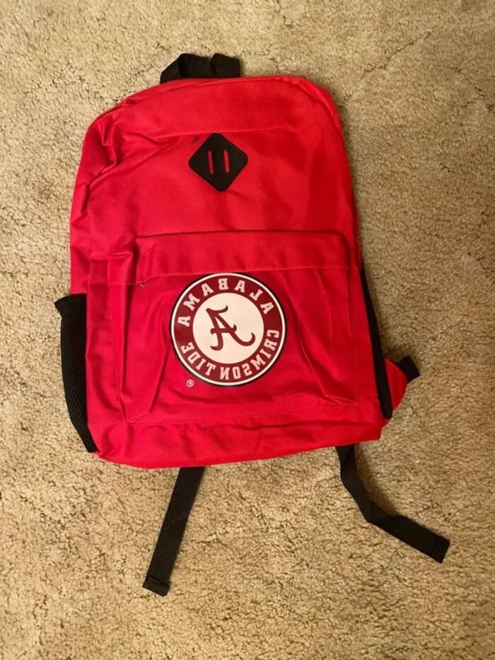 Alabama logo college football backpack