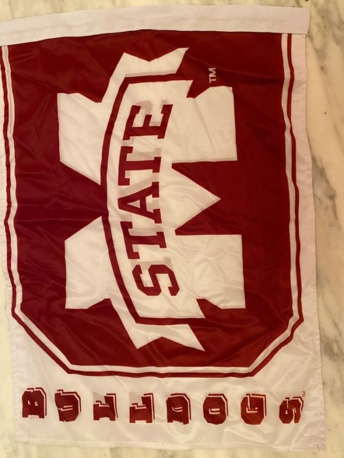 Mississippi State college football team logo mini flag