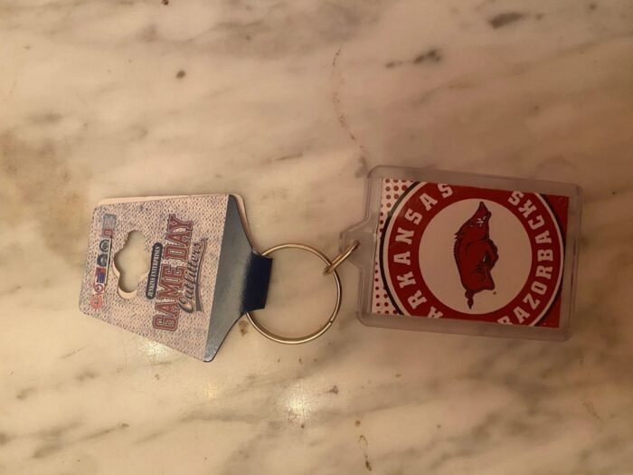 Arkansas Razorbacks keychain