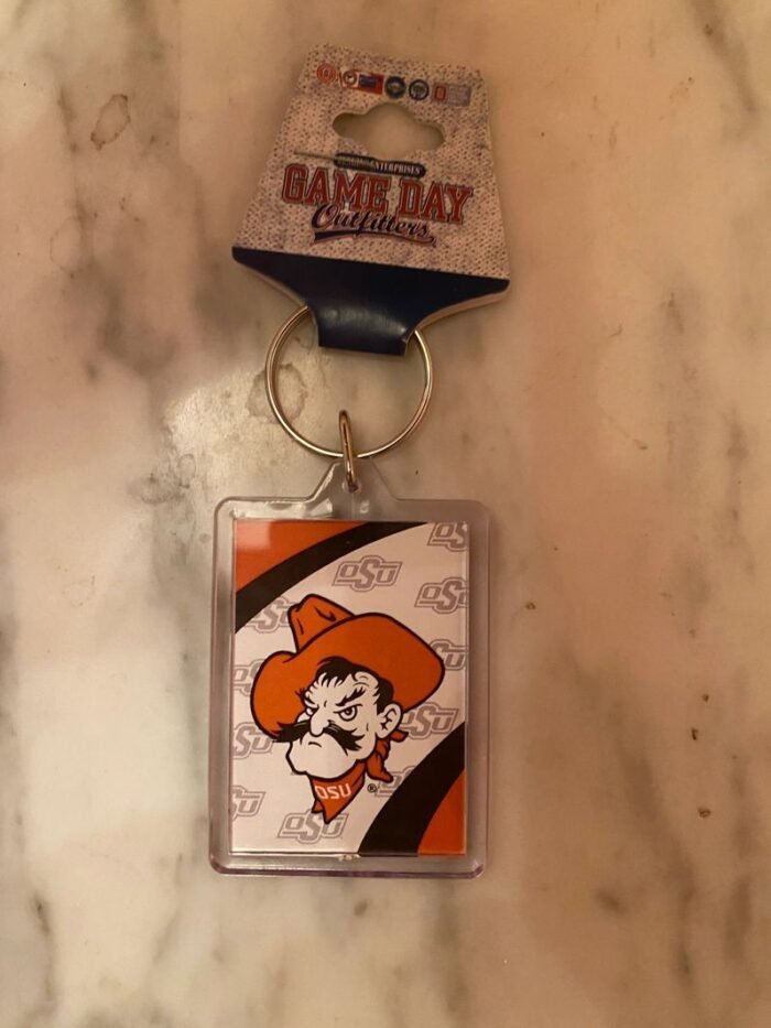 Oklahoma State keychain